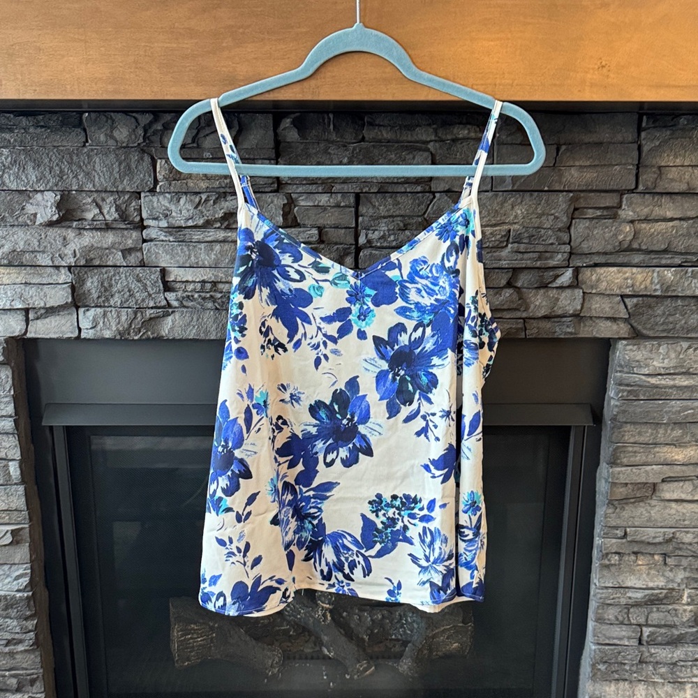 Vero‎ Moda Blue Floral Camisole